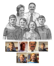 Load image into Gallery viewer, Black & White Portrait