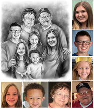 Load image into Gallery viewer, Black & White Portrait