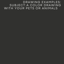 Load and play video in Gallery viewer, Color Portrait with pets/animals (without a background)