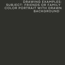 Load and play video in Gallery viewer, Color Portrait (with a drawn background)