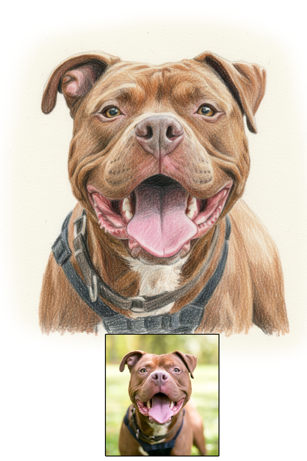 Pet portrait in Color