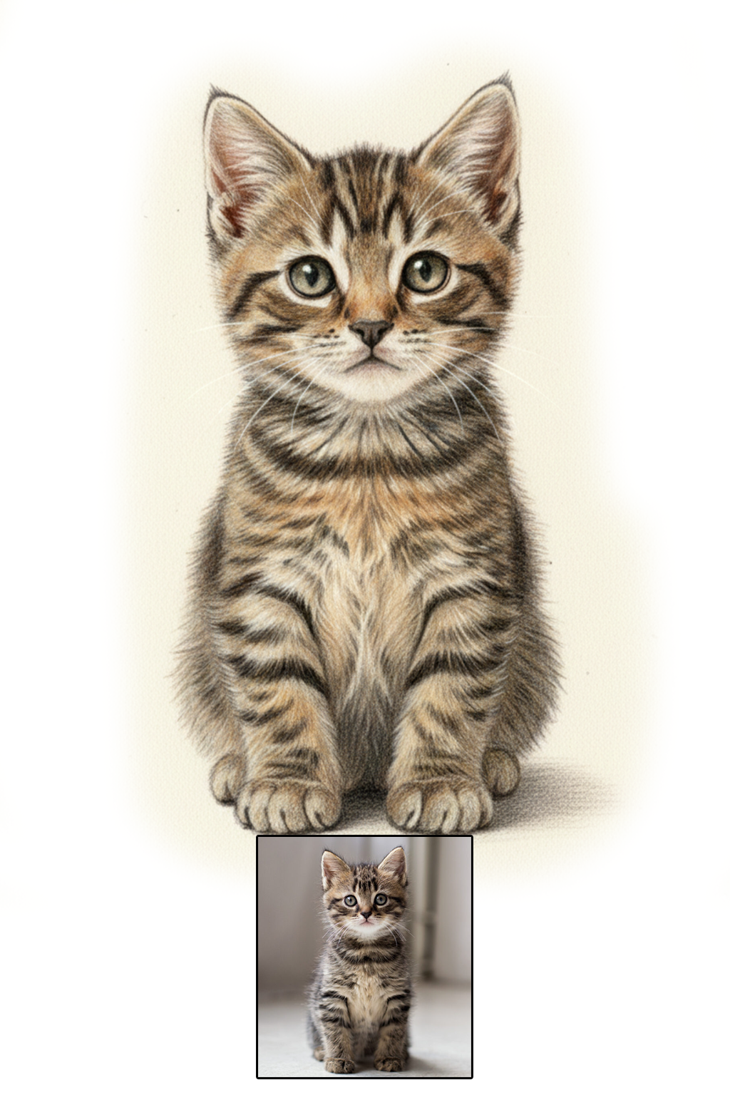 Pet portrait in Color