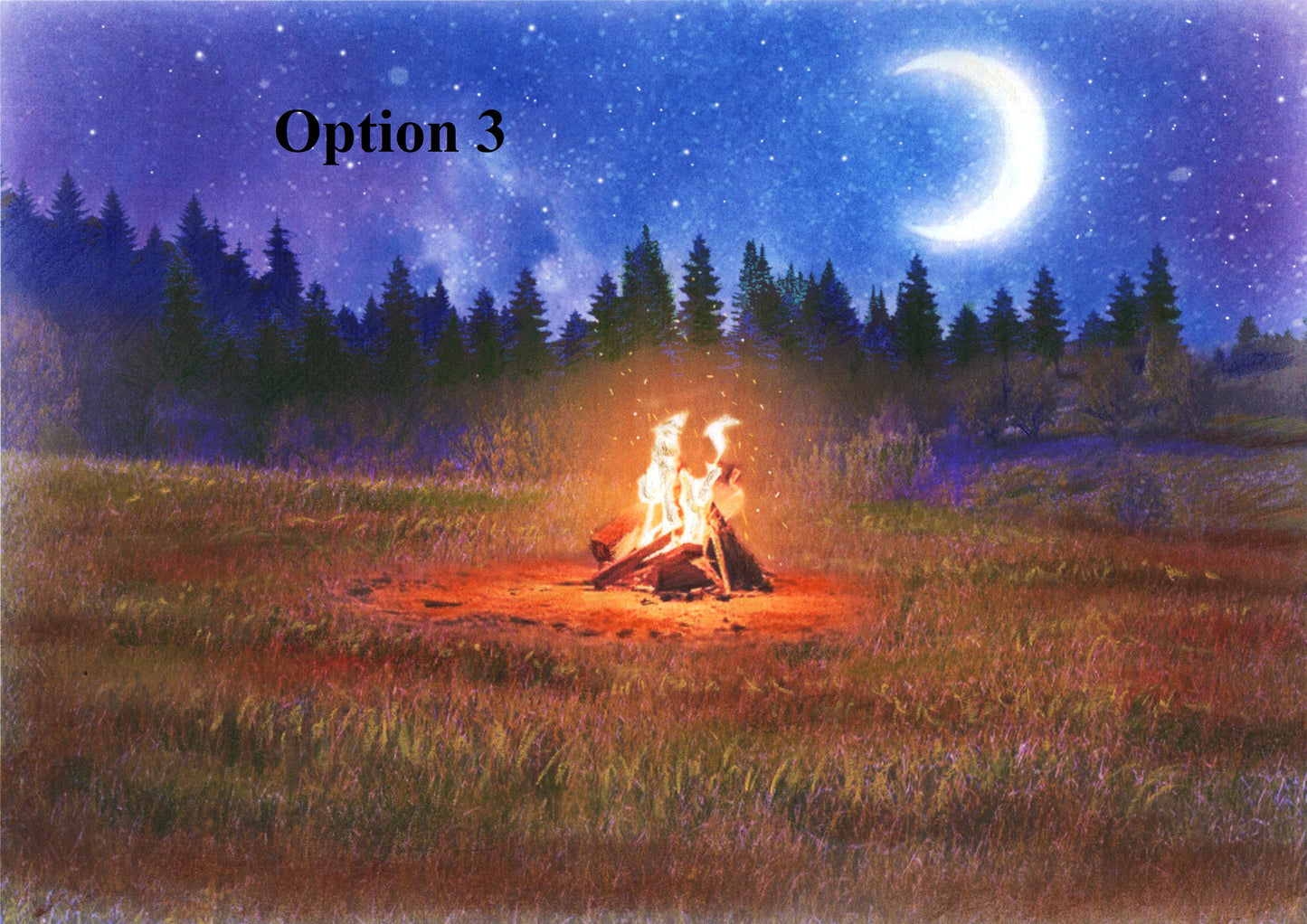 Christmas Scene Portrait